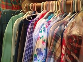 Vintage clothing 50s 60s 70s 80s, vintage and designer shoes