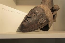 West African Nigerian cat Gelede Yoruba mask