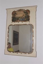 Decorative French Handpainted Mirror 