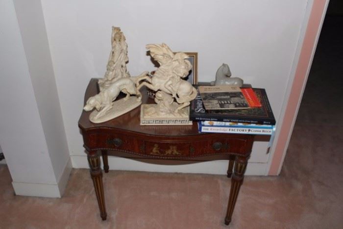 Small Statuary And Table