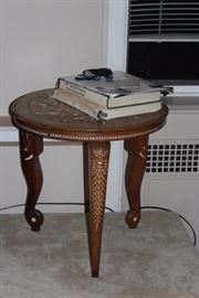Small Round, Wood Table