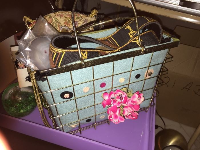 Vintage Handbags including lucite unseen