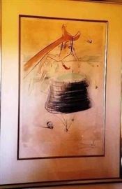 signed and numbered Salvador Dali Lithograph "Joseph"