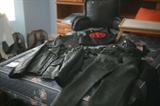 Leather biker clothes