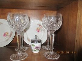 Waterford crystal 8 in all