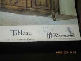 Tableau Antique Patina Thomasville 