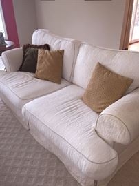 2 CREAM SOFAS