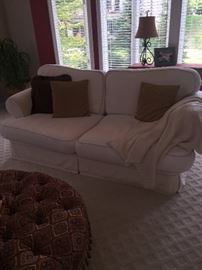 2 CREAM SOFAS