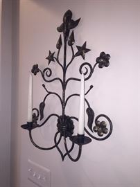 WALL SCONCE WITH CANDLES