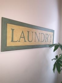 LAUNDRY SIGN