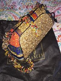 MARY FRANCES BEADED HANDBAG