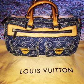 AUTHENTIC LOUIS VUITTON DENIM MONOGRAM NEO SPEEDY