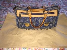 AUTHENTIC LOUIS VUITTON DENIM MONOGRAM NEO SPEEDY