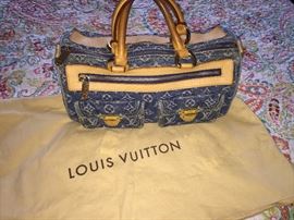 AUTHENTIC LOUIS VUITTON DENIM MONOGRAM NEO SPEEDY
