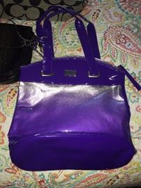 VERSACE VERSUS PURPLE HANDBAG