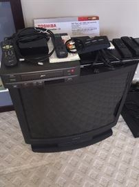 ELECTRONICS-DVD, VHS, TV