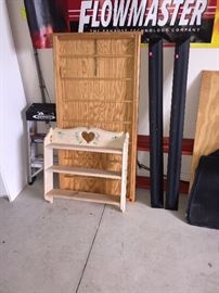 COUNTRY SHELF & CLOTHING DRYING RACK
