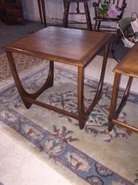 DANISH TEAK MID-CENTURY MODERN NESTING TABLES