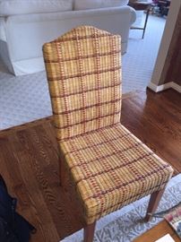 PALECEK WICKER CHAIRS--4 AVAILABLE