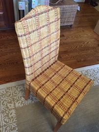 PALECEK WICKER CHAIRS--4 AVAILABLE