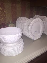 WORLD MARKET MADE IN ITALY IVORY DISHES