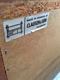 MID-CENTURY CLAUSEN & SON DANISH TEAK SIDEBOARD / CREDENZA
