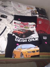 MENS T-SHIRTS AUTOMOTIVE, RACING, CHEVY, GM, DREAM CRUISE- POLO SHIRTS