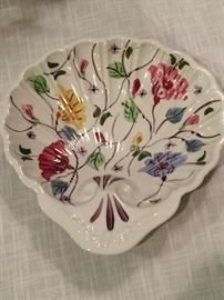 Blue Ridge Pottery Clam Shell Serving Dish