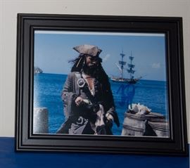 Johnny Depp in "Pirates of The Caribbean"