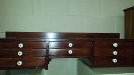 Antique wall Dentist cabinet