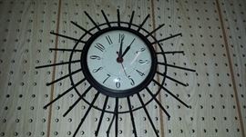 Much Mid Century items-United wall clock