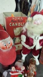 Vintage German Santa candy holder