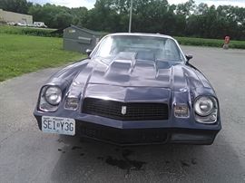 1981 Camaro Silent Auction. 350 w/ automatic. Silent Auction taking bids starting at 8:00 Saturday a.m. Car will be located by entrance door.