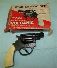 Awesom Vintage Volcanic starter revolver, Meaning blank gun or race starter pistol.