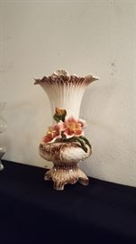 Capodimonte Vase with Roses