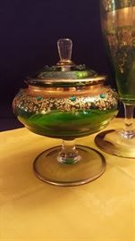 Emerald Green Dish 