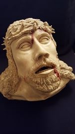 Chalk Bust of Crucifixion
