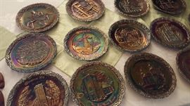 Fenton Collectible Plates Yearly