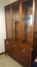 China/Curio Hutch Mid Century Modern