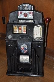 Jennings Silver Club 25 cent slot machine!