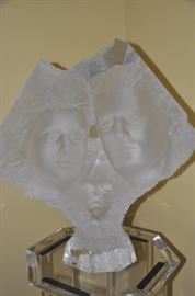 Phenomenal signed and numbered 97/500 Michael Wilkinson Acrylic Sculpture, "Haven III, Covenant"