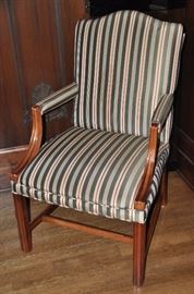 Gorgeous Cherry Upholstered Side Chair (2 available)