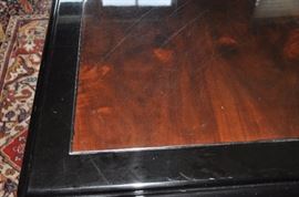 Detail of the top of the Dining table