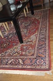 Beautiful 100% wool Rug (in perfect condition) made in Belgium 8'1" x 11'6"