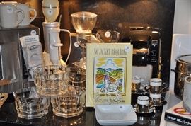 Keurig mini coffee maker, Solis coffee grinder and other small appliances available