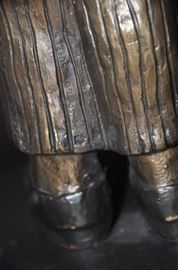 *SIGNED* LE SANS CULOTTE BRONZE SCULPTURE By:Guy Buffet; Bronze Sculpture; Size: 18 x 6 x 6 in  numbered 27/300