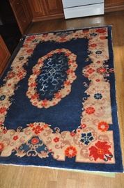 100% Wool Hand-Knotted 7' 9"x 5''2" Area Rug
