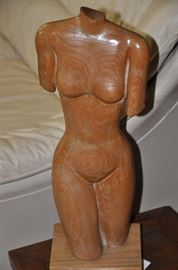 Carved Wooden Sculpture by Edward Stasack