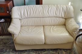 Matching Leather 55"  Love-seat
