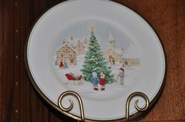Mikasa NEW Christmas plates, set of 9